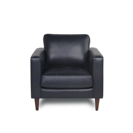 Mid-Century Tufted Leather Chair Nicelink