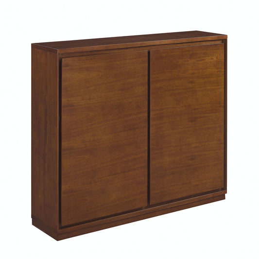 Sideboard, Buffet Cabinet With 2 Outlet Holes, Storage Cabinet For Entryway, Hallway, Living Room, Kitchen, Dining Room, Bedroom - Walnut Home Essentials