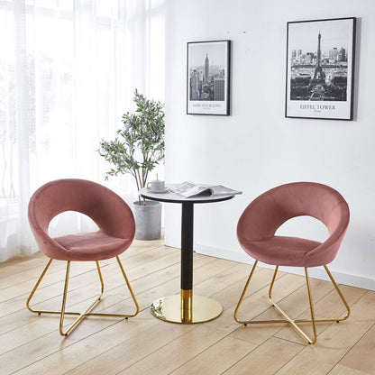 Modern Accent Velvet Lounge Chair Home Essentials