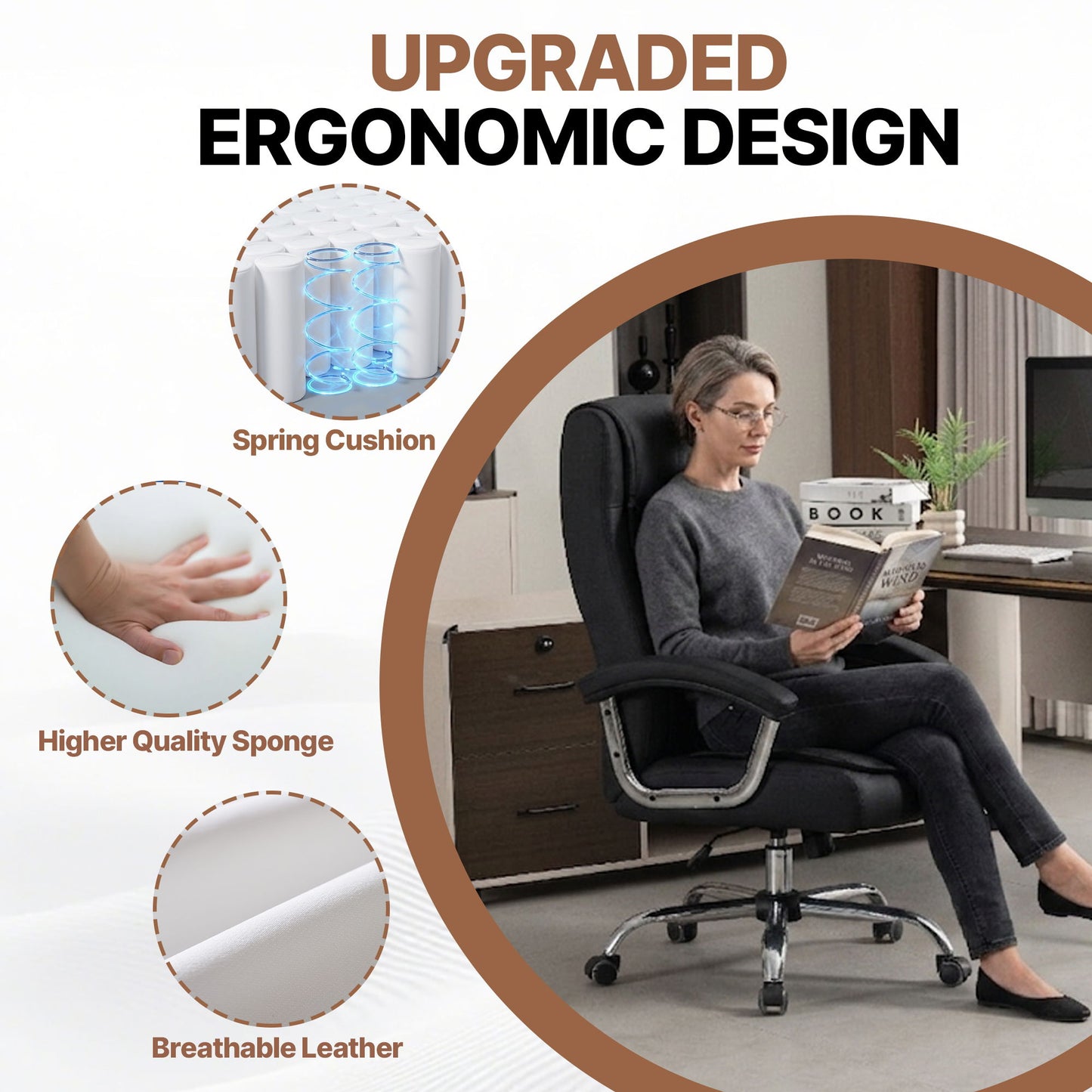Executive Office Chair High Back Desk Chair Home Essentials