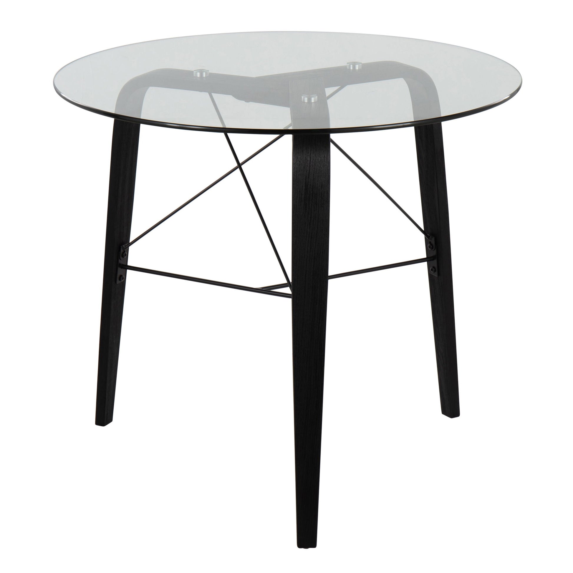 Trilogy - Contemporary Round Dinette Table Lumi Source