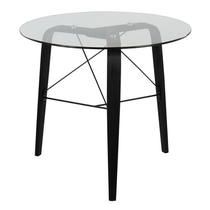 Trilogy - Contemporary Round Dinette Table Lumi Source