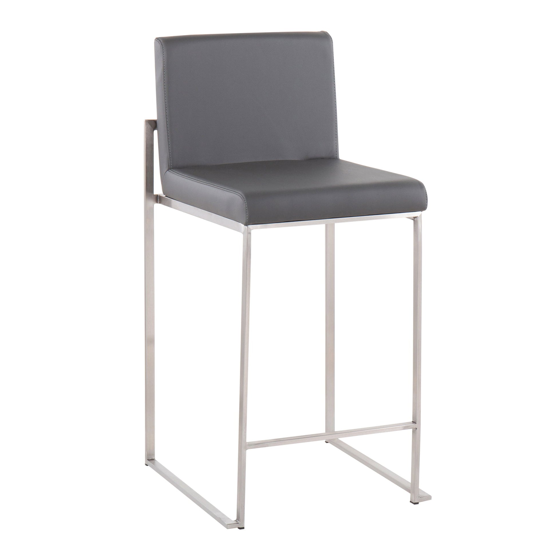 Fuji - Contemporary High Back Counter Stool, Functional Design Lumi Source