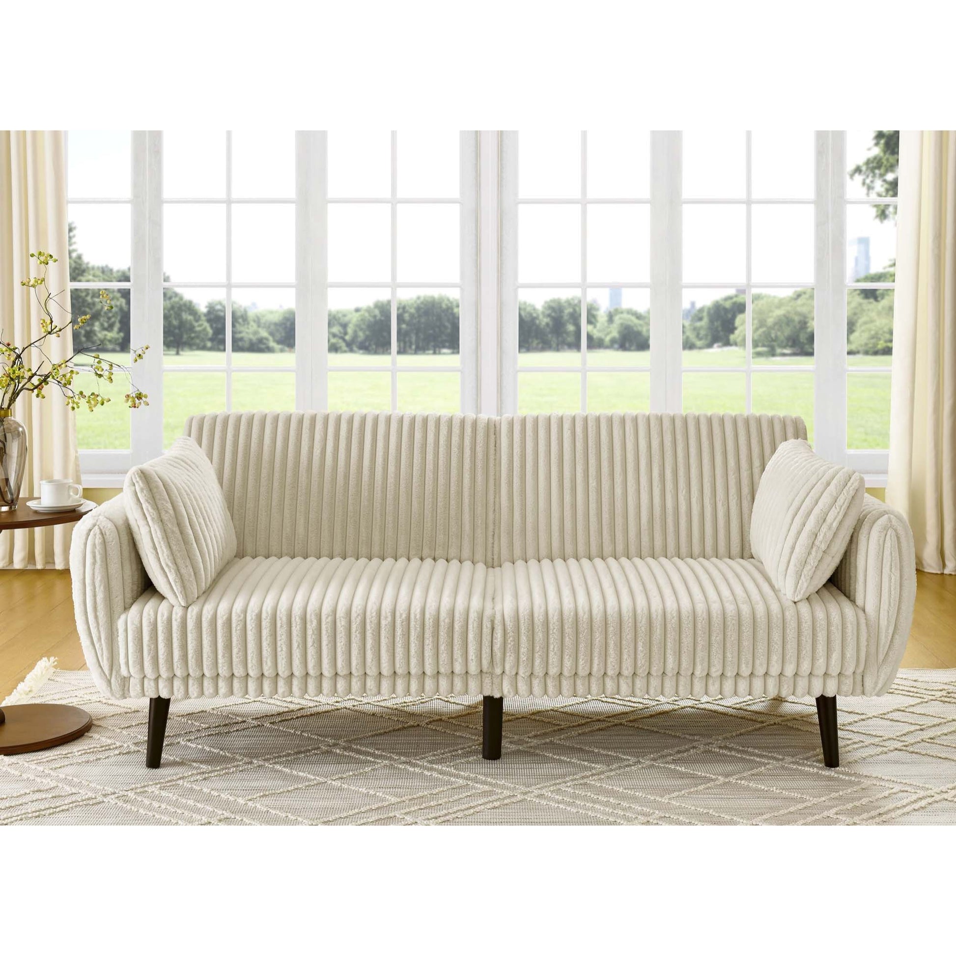 Futon Sofa Bed With Tall Legs Home Essentials