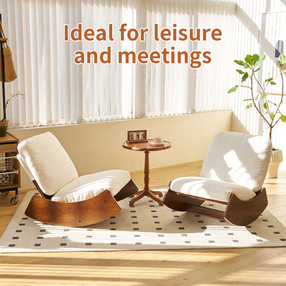 Comfortable High-Quality Upholstery Glider Rocking Chair Home Essentials
