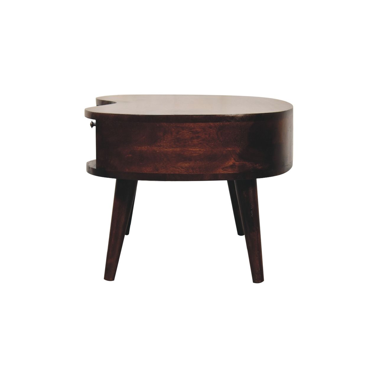Wooden Wave Coffee Table - Walnut Artisan Furniture