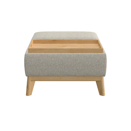Revel - Reversible Tray Ottoman - Tan Emerald Home