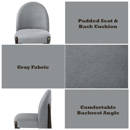 Clayten - Dining Chair (Set of 2) - Gray Acme