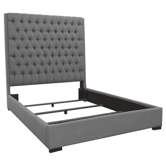 Camille - Upholstered Panel Bed CoasterEssence