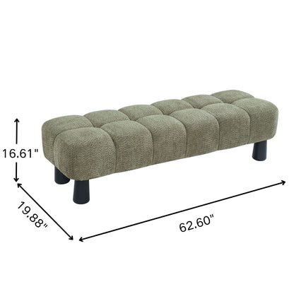 Luxury Upholstered Bench Ottoman Noble House