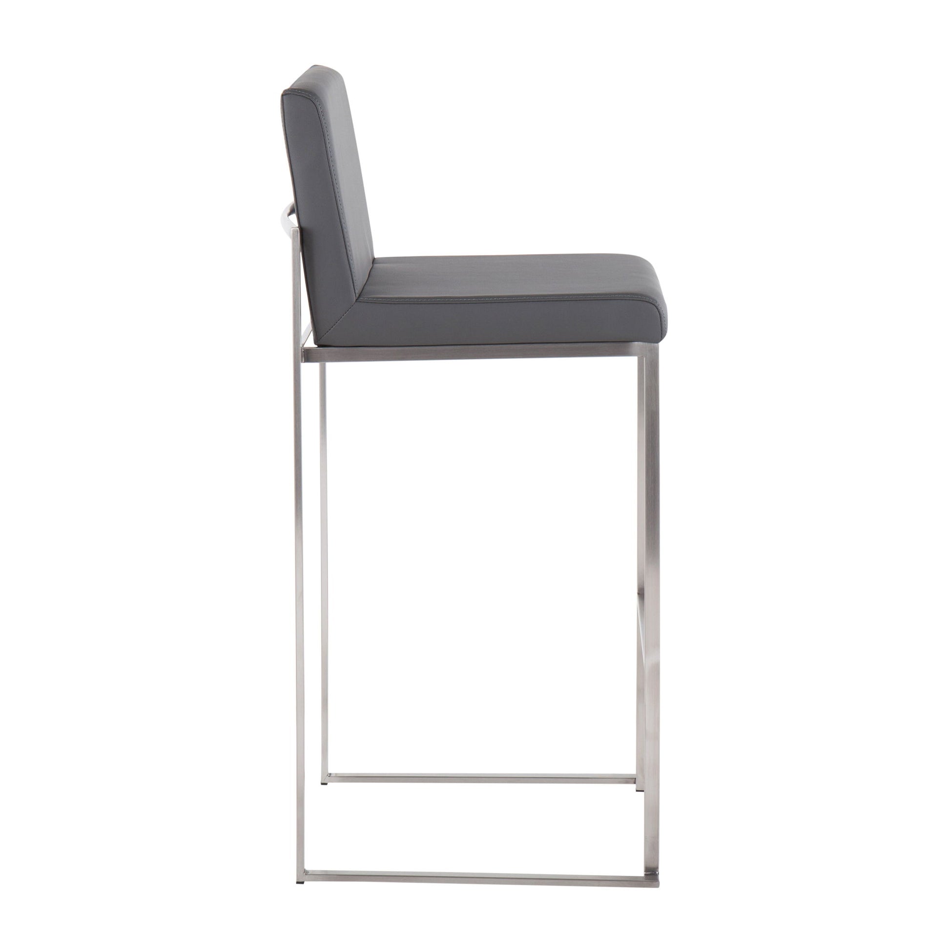 Fuji - Contemporary And Modern Elegance High Back Barstool Lumi Source
