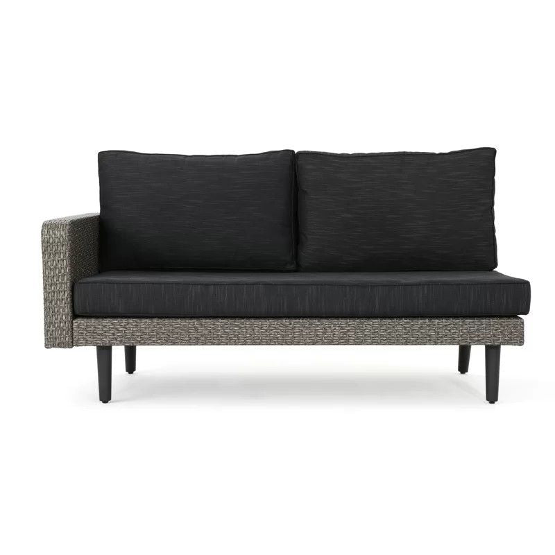 Tahiti - Sofa Set - Black Noble House
