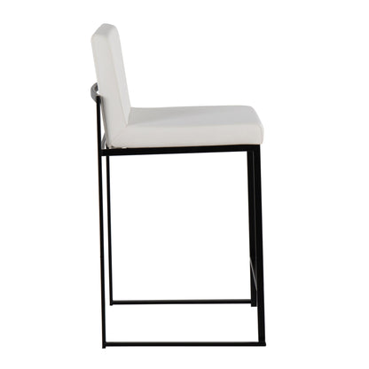 Fuji - Contemporary Modern Elegance, High Back Counter Stool Lumi Source