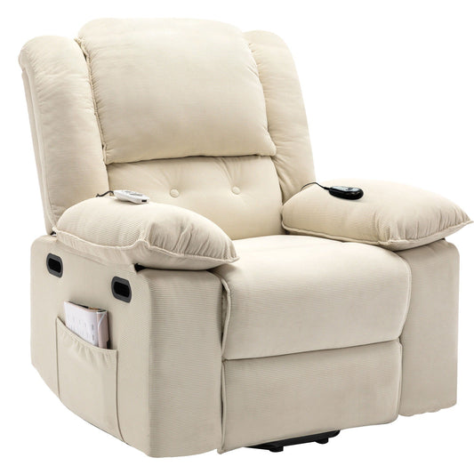 Massage Recliner Power Lift Chair With Adjustable Massage And Heating Function Hearth and Haven