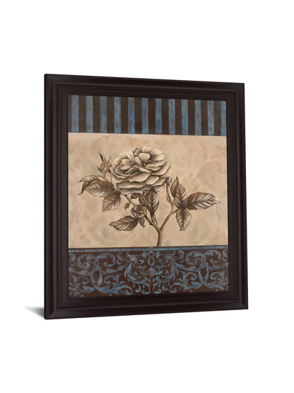 Blue Tranquility Bloom - 28" x 34" Framed Wall Art Classy Art