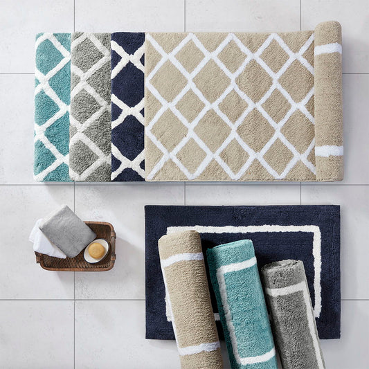 Bittman - Reversible Bath Rug - Aqua