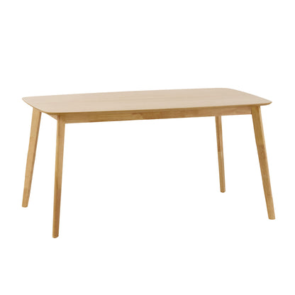 Retro Dining Table With Faux Wood Top Noble House