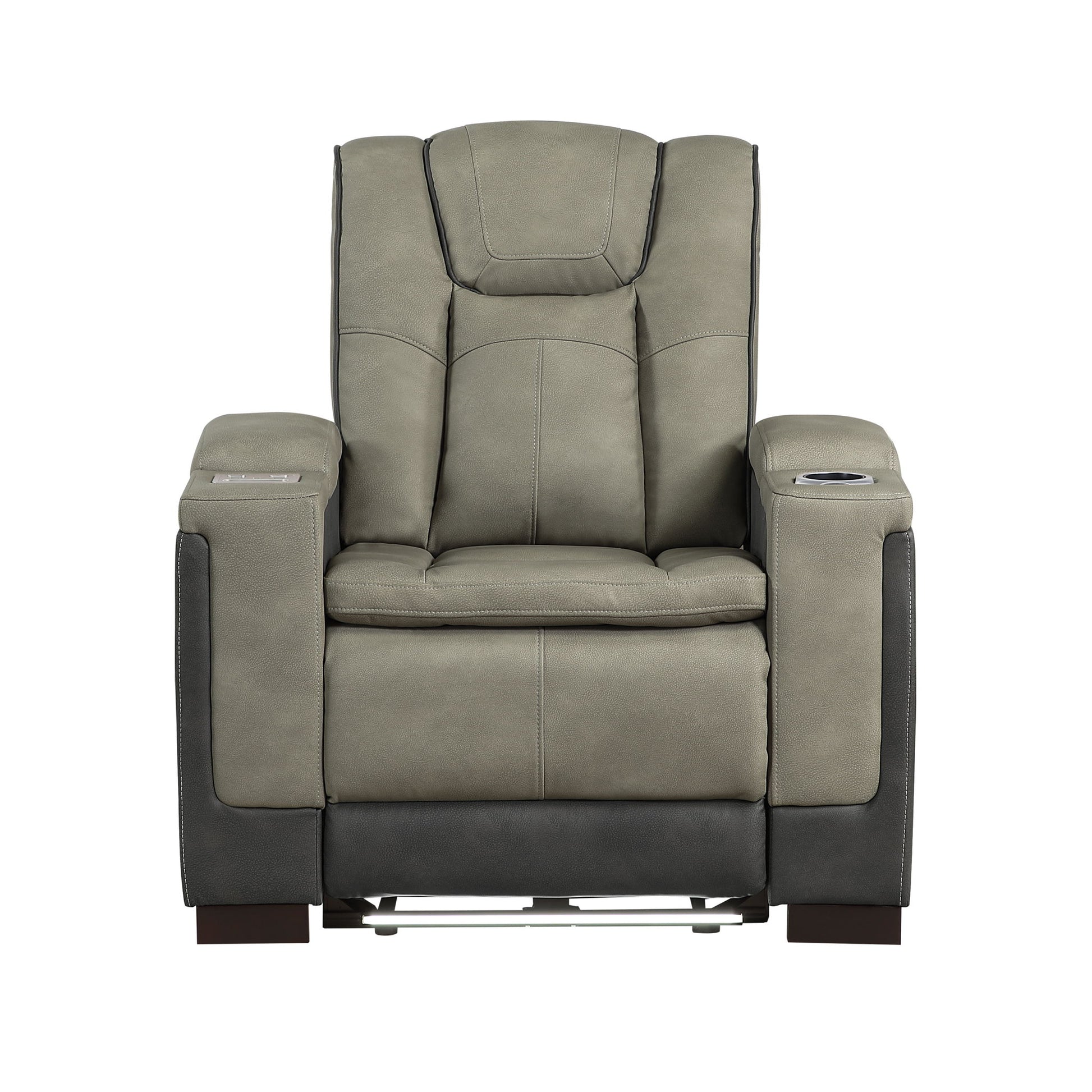 Bruno - Power Recliner Chair With LED Lighting Matrix Furniture Group