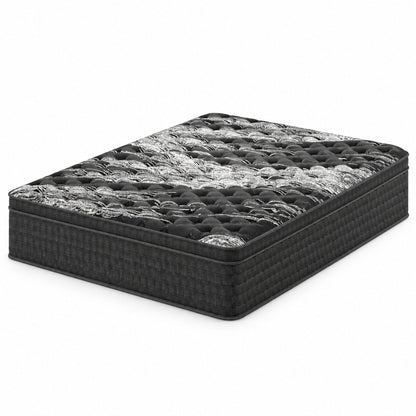 12" Medium Firm Euro Top Hybrid Mattress With Cooling Cover & Individual Coil Support Daily Nest