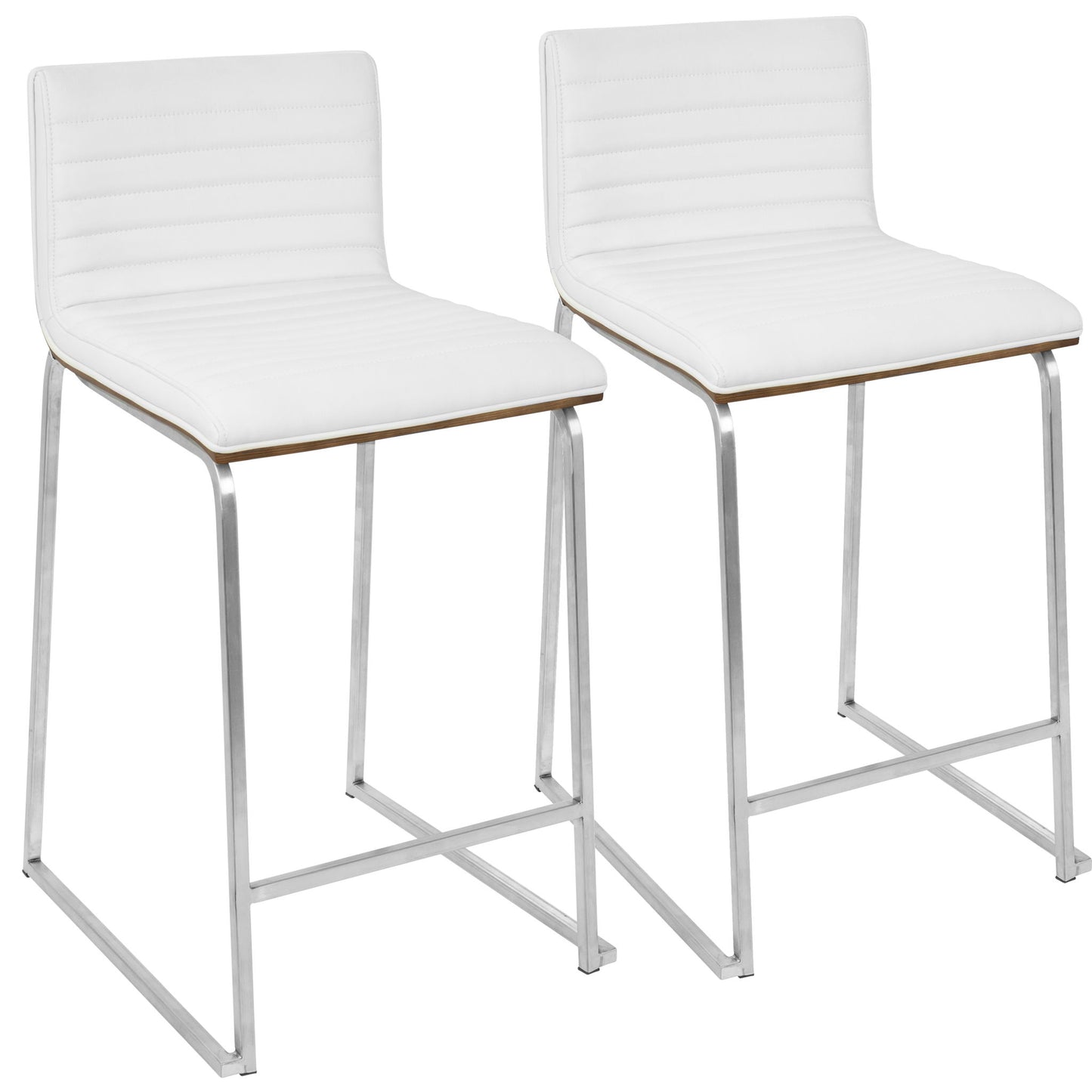 Mara - Contemporary Elegant Design Counter Stool (Set of 2) Lumi Source