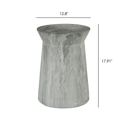 Round Outdoor End Table - Marble Home Essentials
