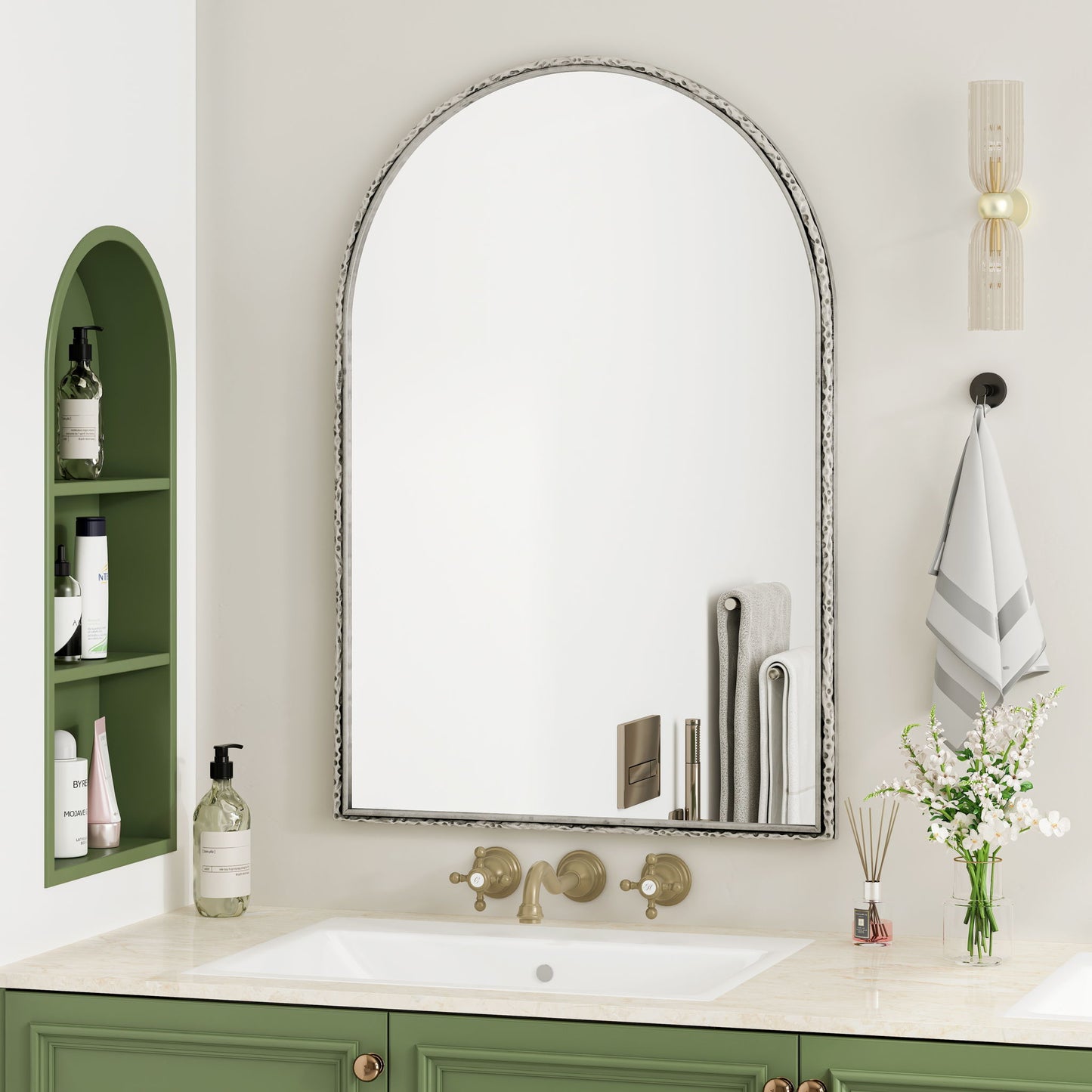 Arched Mirror With Shatterproof Glass Daily Nest
