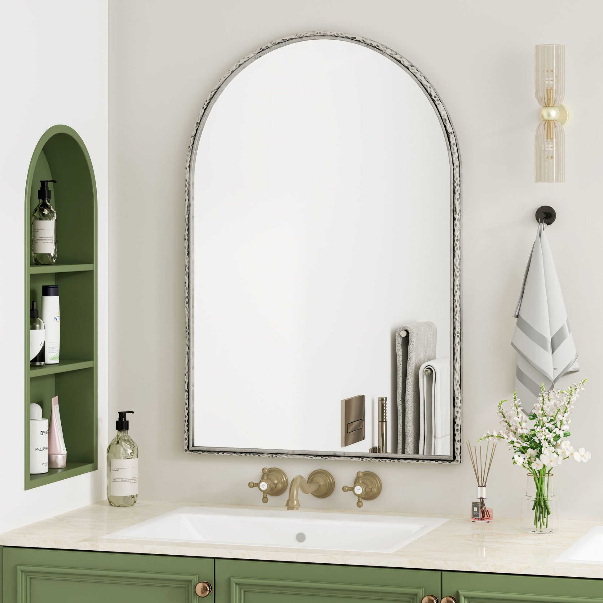 Arched Mirror With Shatterproof Glass Daily Nest