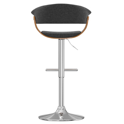 Sheldon - Upholstered Adjustable Swivel Bar Stool Simpli-Home