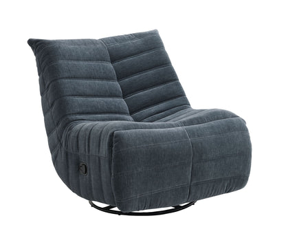 Talmon - Chenille Glider Recliner With Swivel Acme