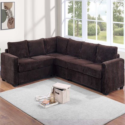 L-Shaped Sectional Set For Living Room Home Essentials