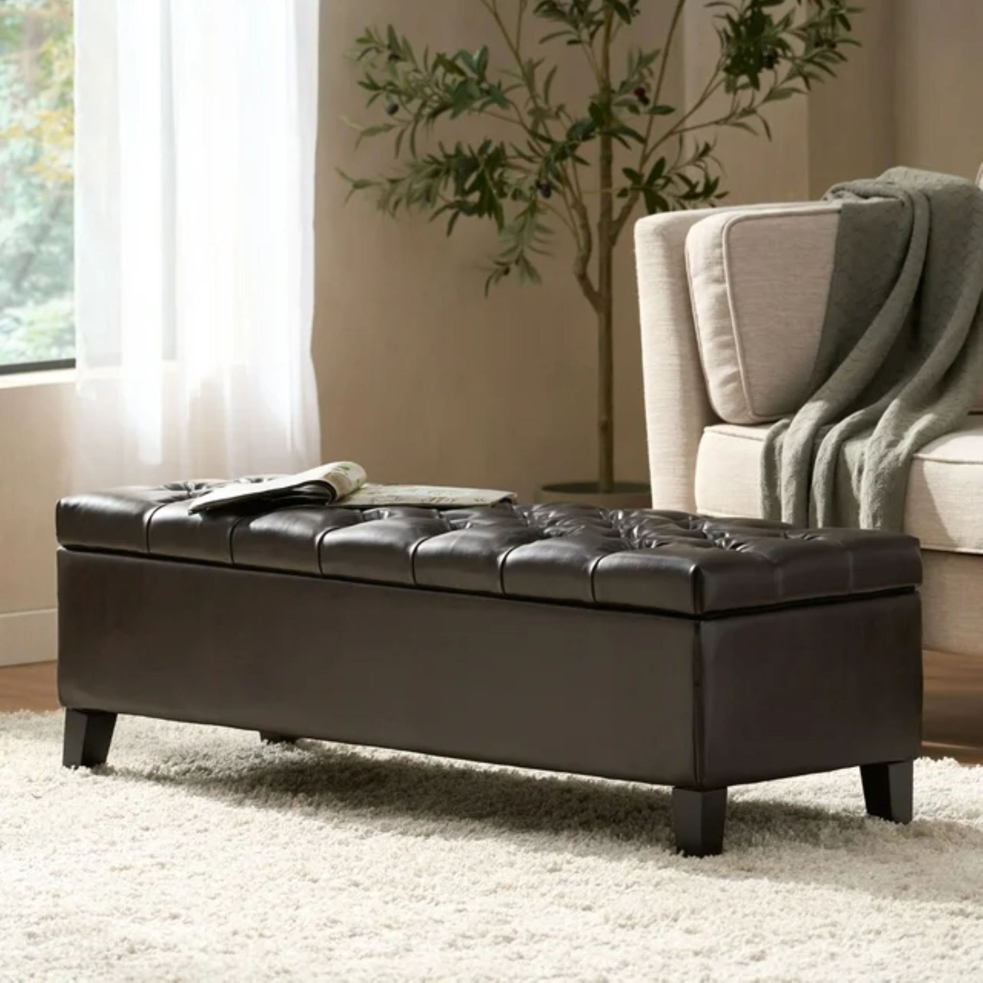 Ottoman Bench & Storage Noble House