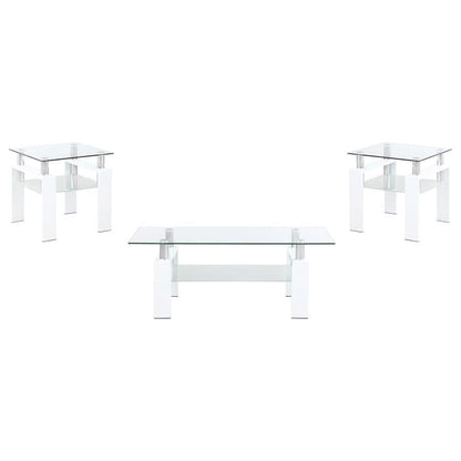 Dyer - Rectangular Coffee Table Set Coaster Fine Furniture