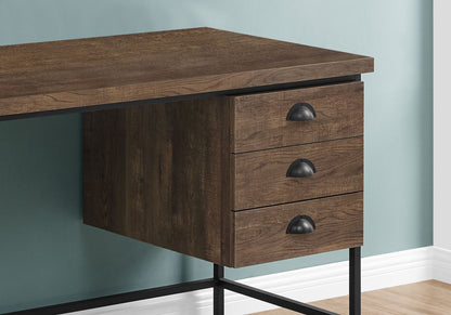 Computer Desk For Home Office, Laptop, 3 Storage Drawers, Contemporary & Moder 8th Street