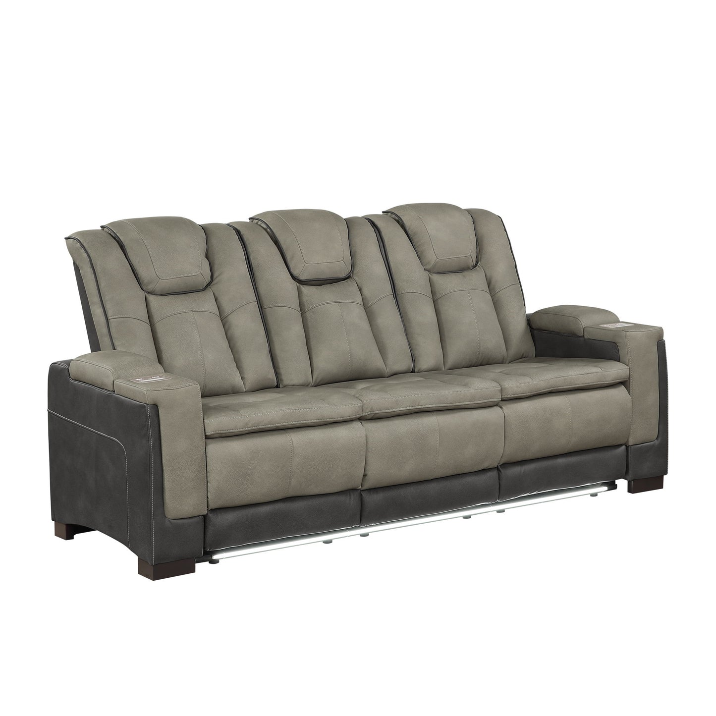 Bruno - Power Reclining Sofa With LED Lighting Matrix Furniture Group
