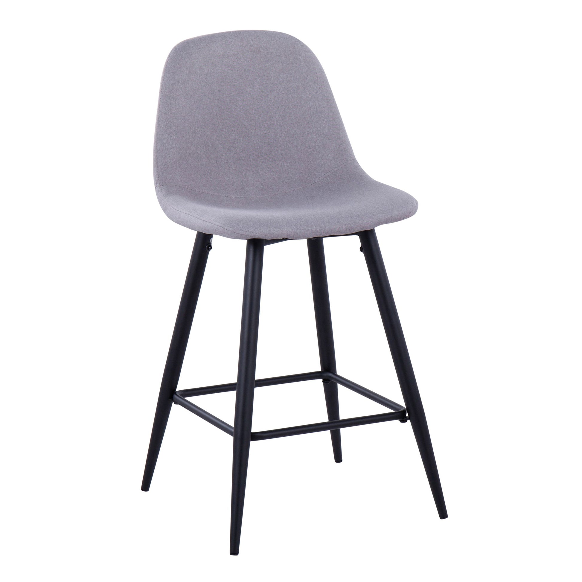 Pebble - Mid Century Casual Comfort Modern Counter Stool (Set of 2) Lumi Source