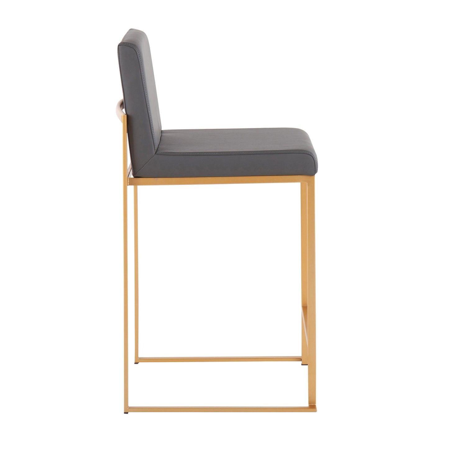Fuji - Contemporary High Back Stylish Counter Stool Lumi Source
