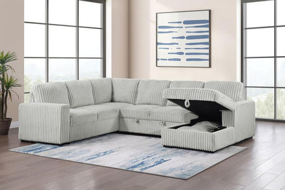 Devonshire - Sleeper Sectional Sofa Storage Chaise Coaster Fine Furniture