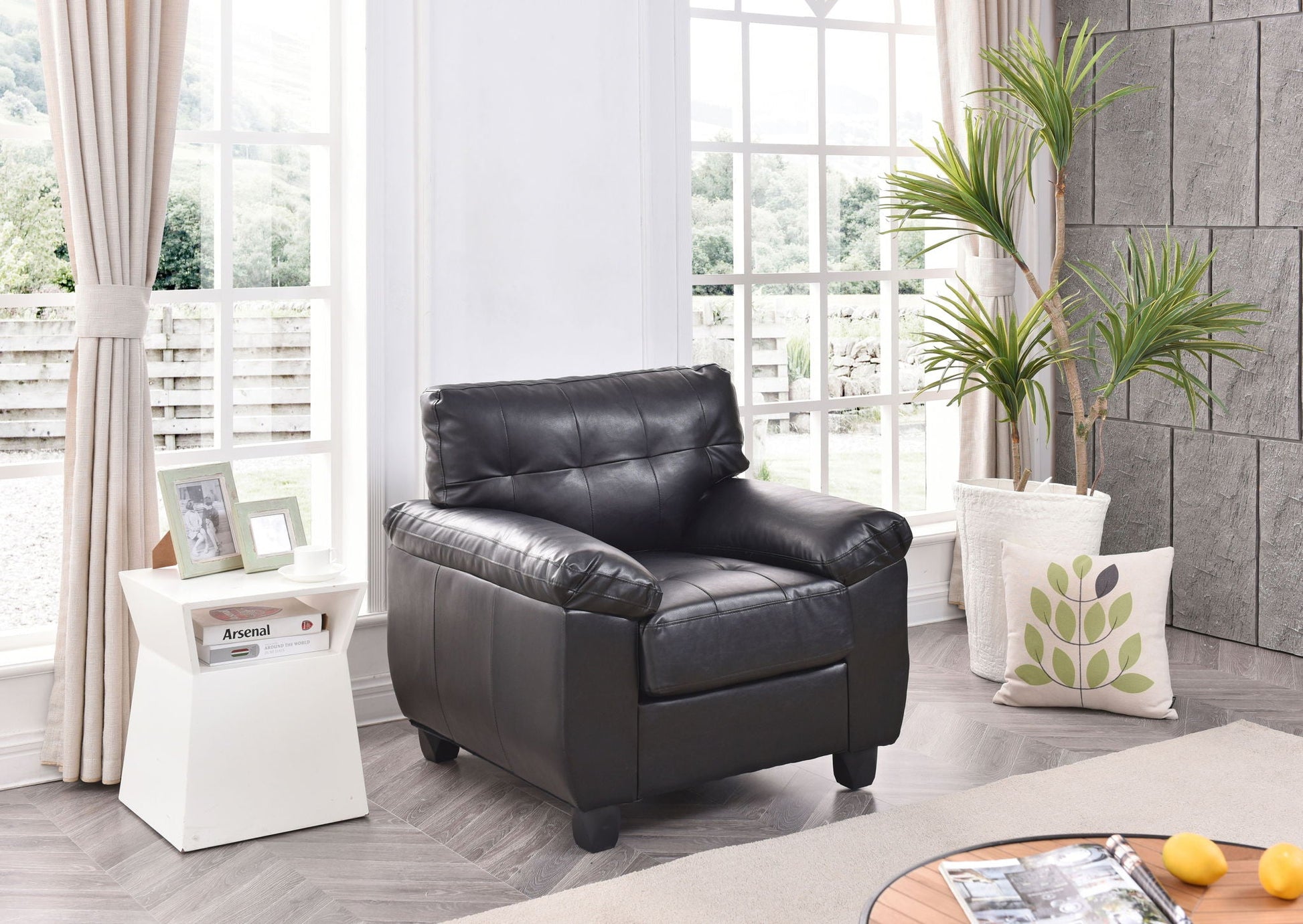 Sleek And Comfortable Accent Chair Glory Furniture
