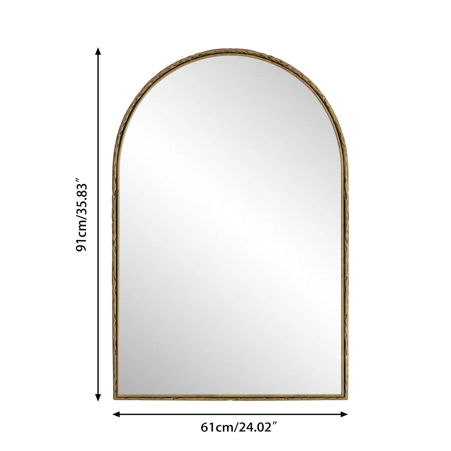 Arched Mirror With Shatterproof Glass Daily Nest