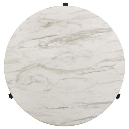 Tandi - Round Faux Marble Table CoasterEssence