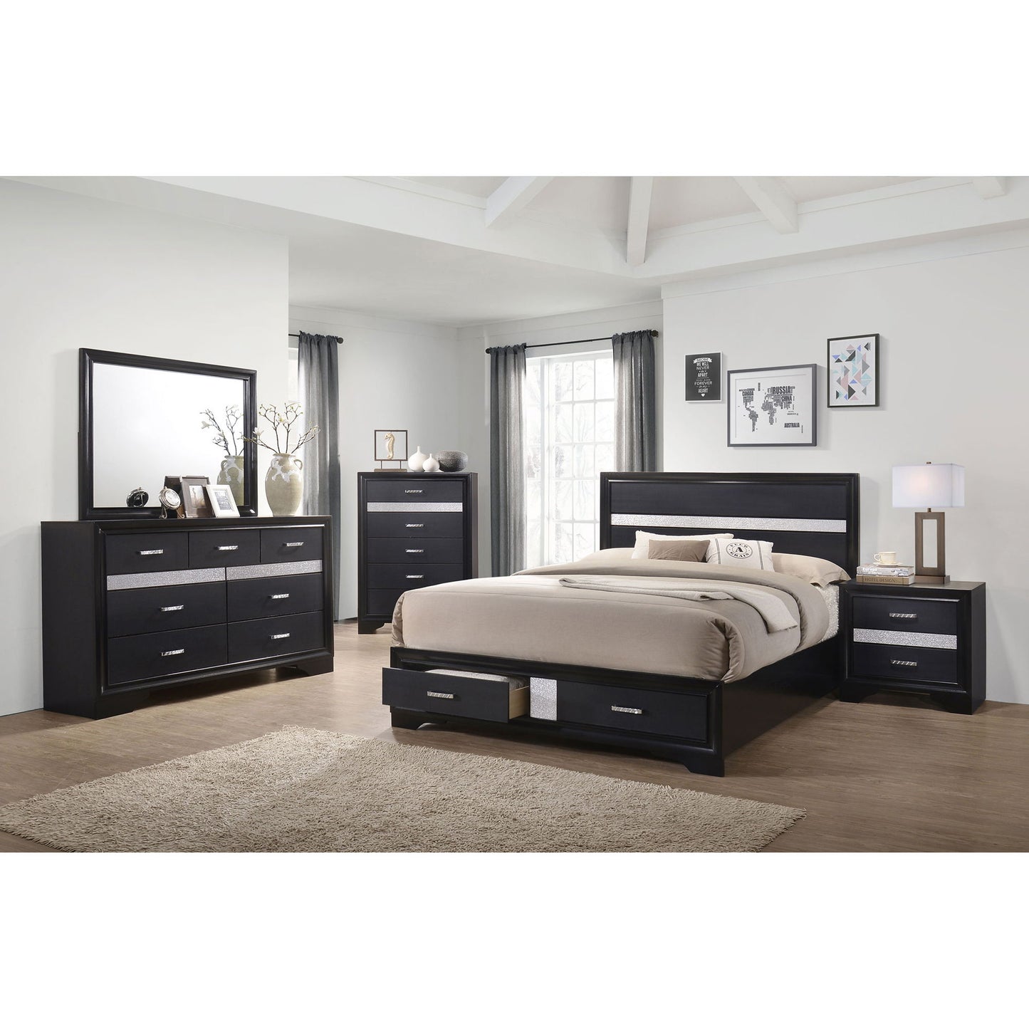Annie - 5 Piece Bedroom Set Furniture Max