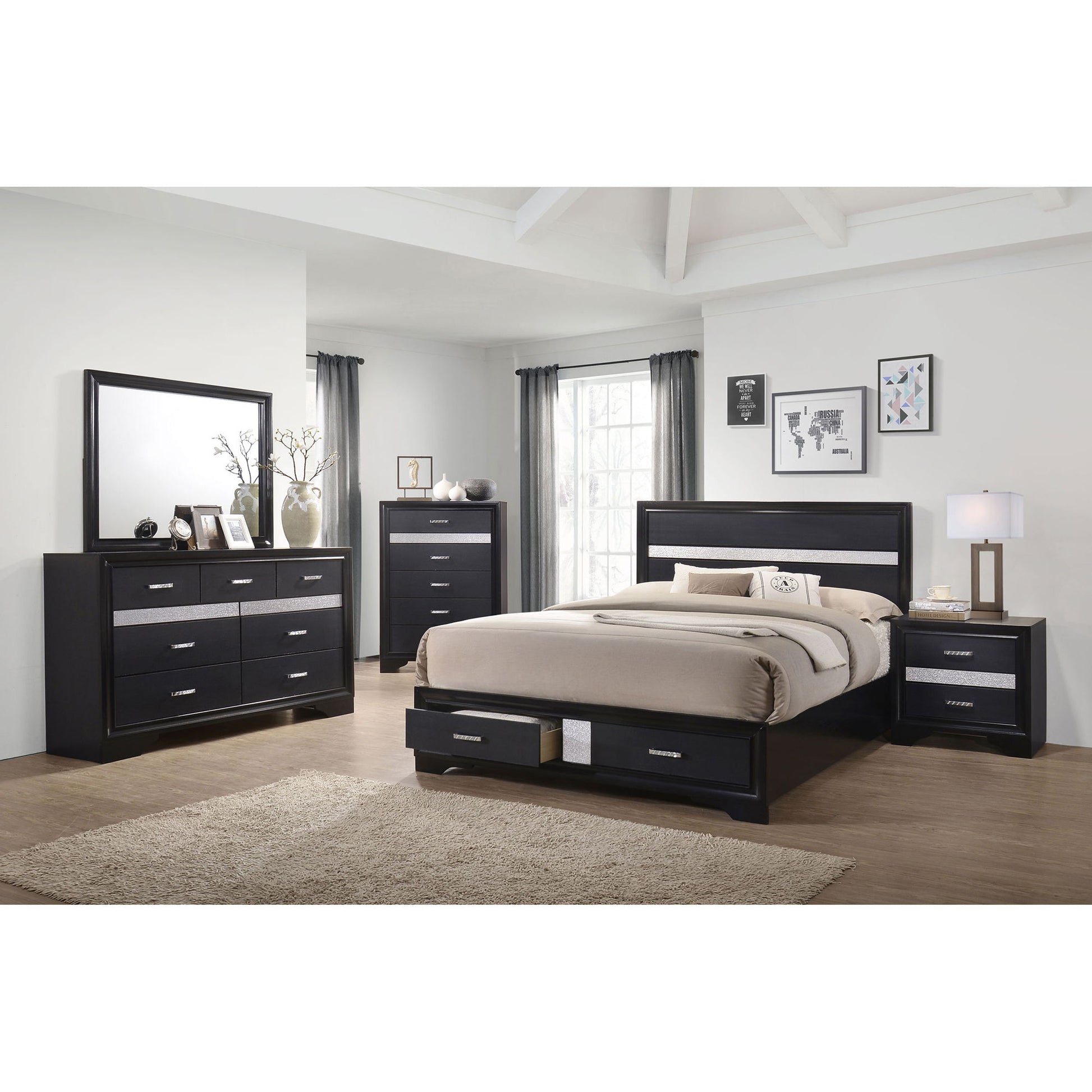 Annie - 5 Piece Bedroom Set Furniture Max
