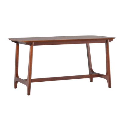 Mid-Century Modern Dining Table With Trestle Base Walker Edison