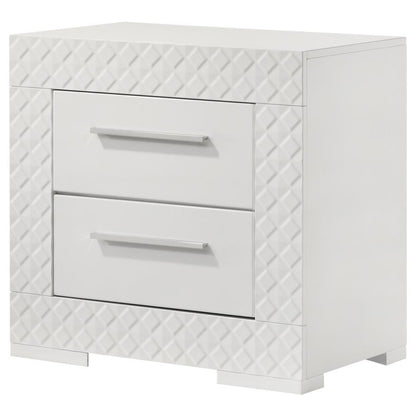 Ives - 2-Drawer Nightstand Bedside Table Coaster Fine Furniture