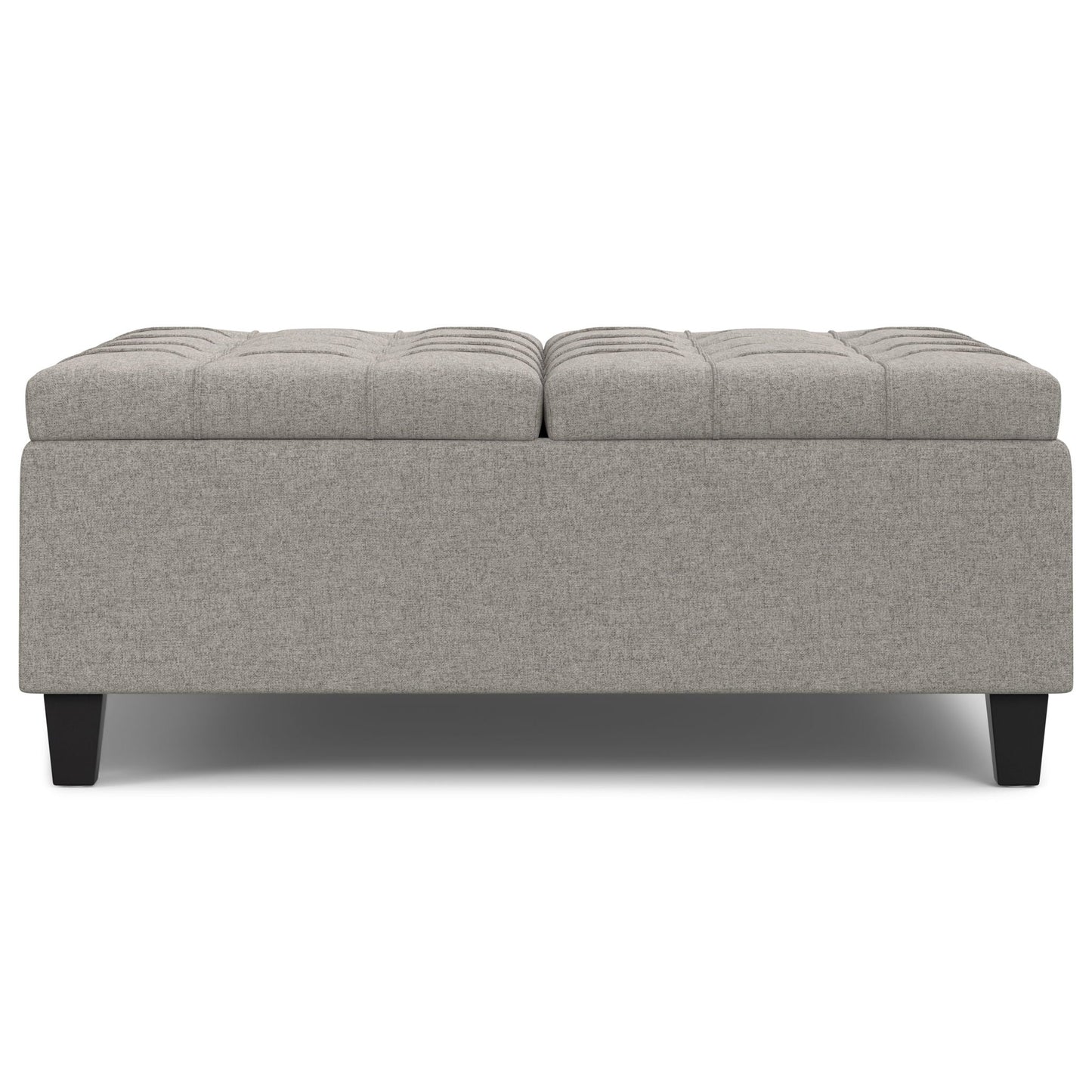 Harrison - Upholstered Coffee Table Storage Ottoman Simpli-Home