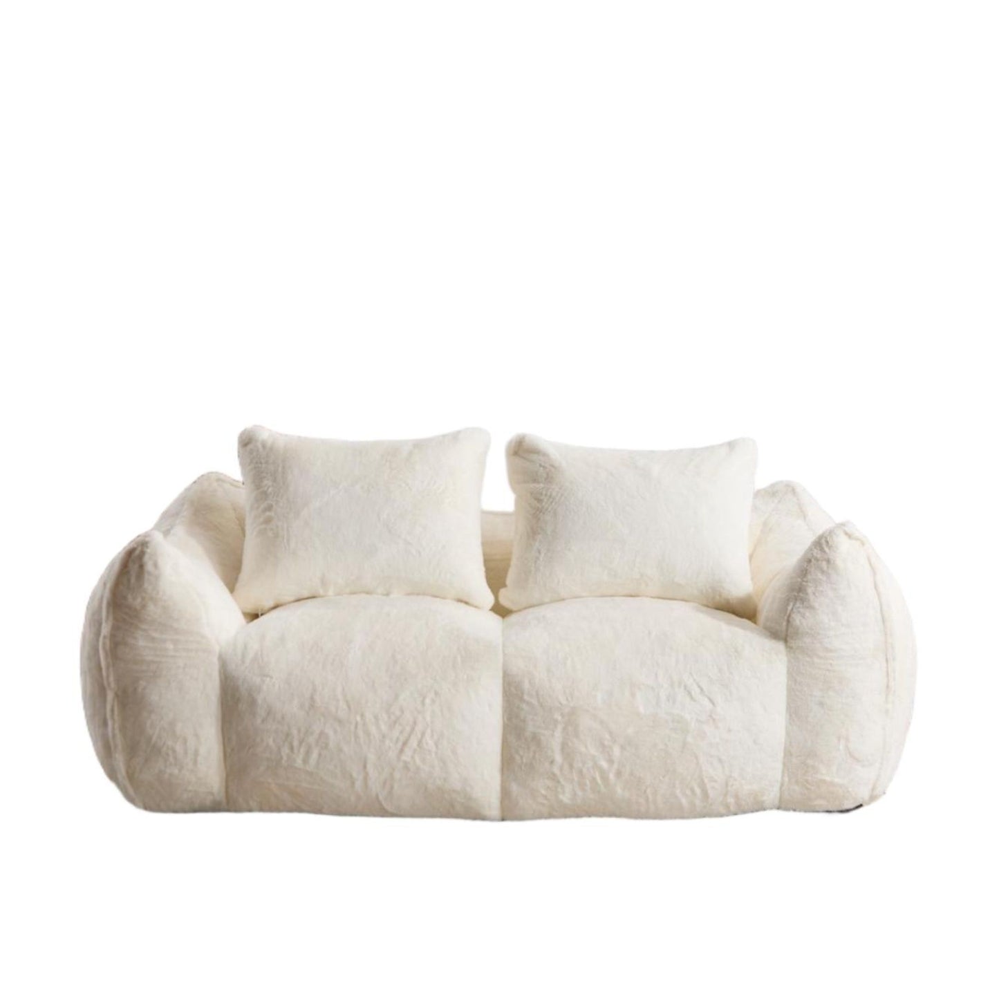 Giant Bean Bag Couch, Ultra Soft Fluffy Loveseat For Living Room Home Essentials