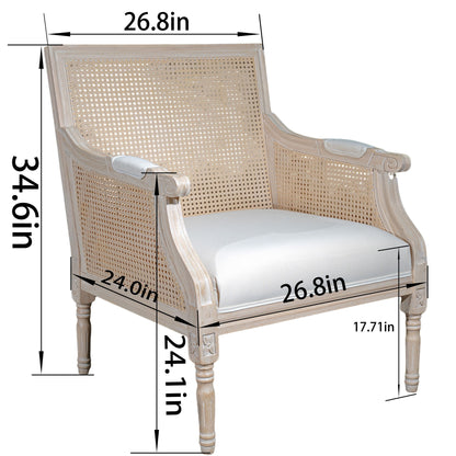 Accent Chair For Living Rooms - Beige Home Essentials