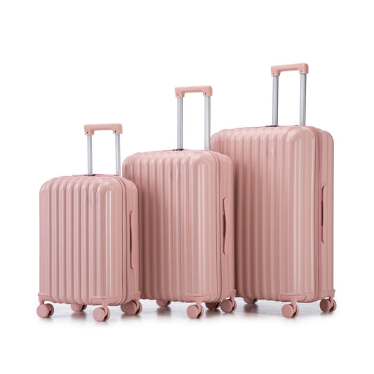 20" / 24" / 28" 3 Pieces / Set Spinner Wheel Luggage, Carry On Suitcase, With Cup Holder & USB Port & Phone Holder Daily Nest