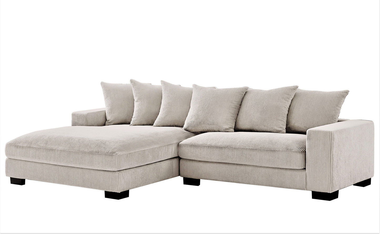 Luxe - Oversized 2 Piece Sectional Couches For Living Room, L Shaped Sofa With Chaise US Pride