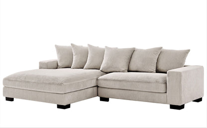 Luxe - Oversized 2 Piece Sectional Couches For Living Room, L Shaped Sofa With Chaise US Pride